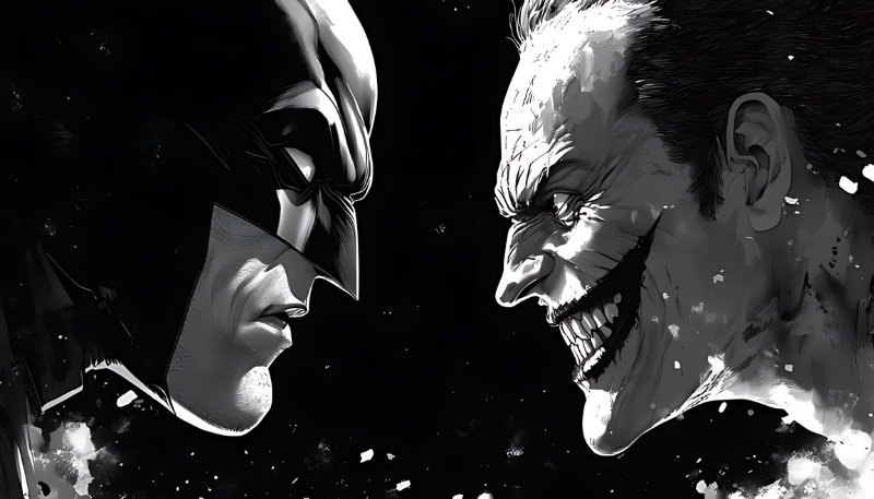 Hình Joker và Batman desktop