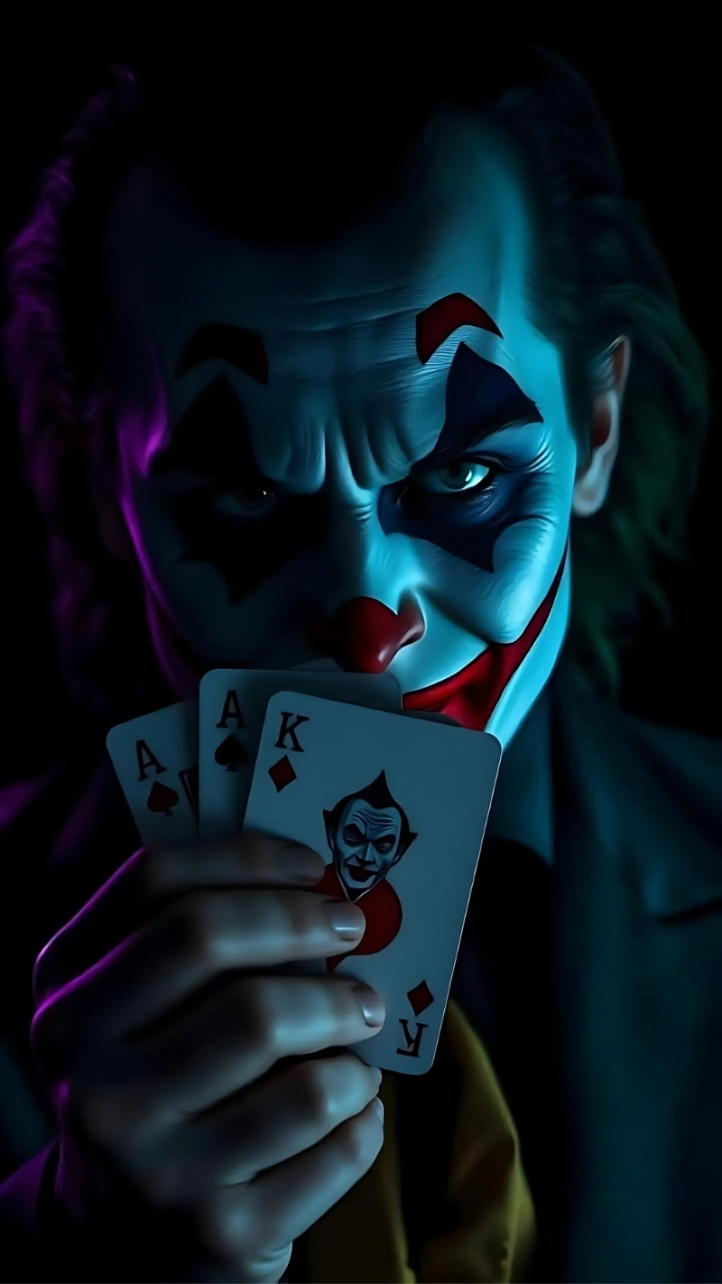 Joker 3D background điện thoại ấn tượng