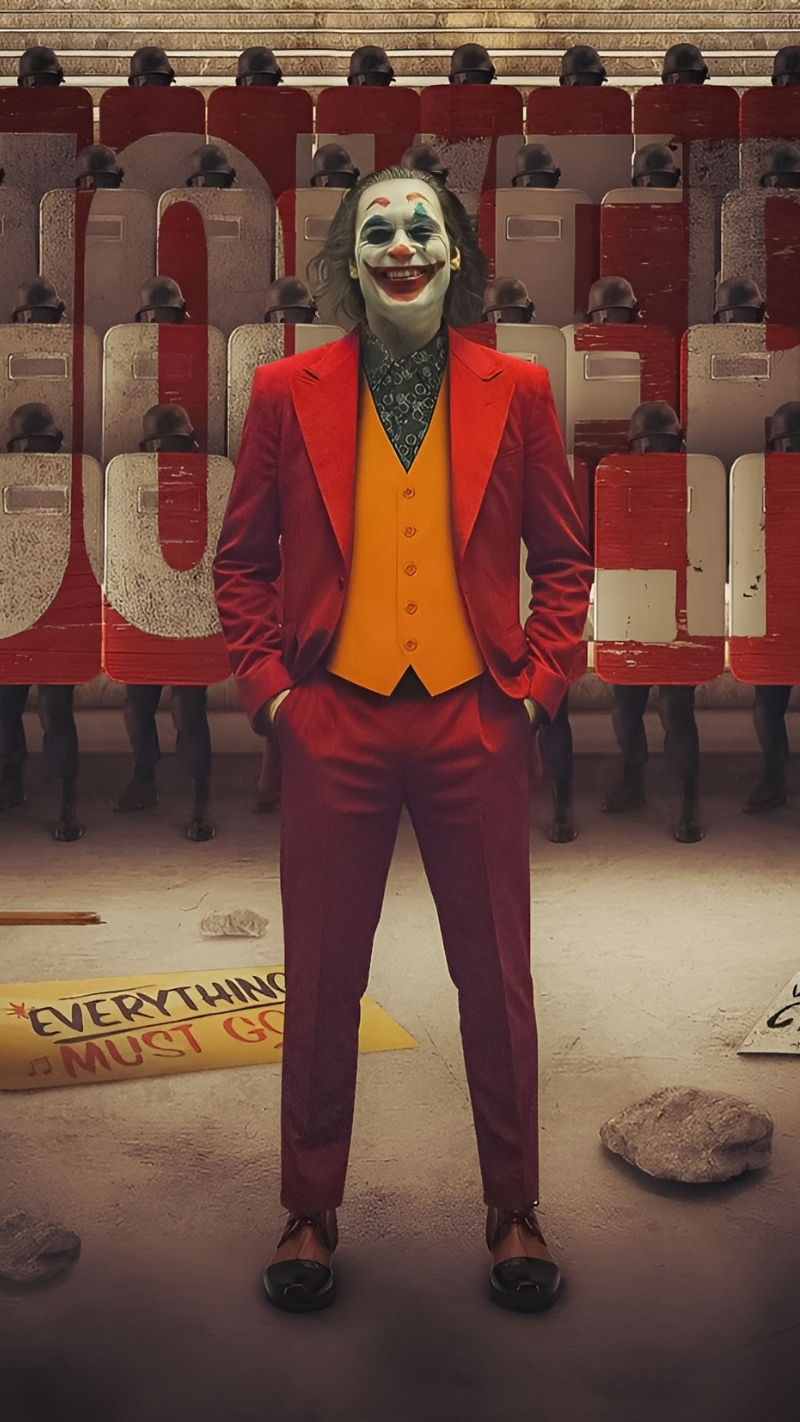 Joker 4K background điện thoại ấn tượng