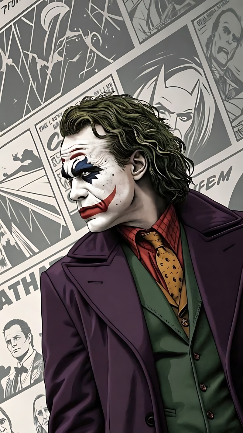 Joker 4K cực ngầu ảnh nền cho di động