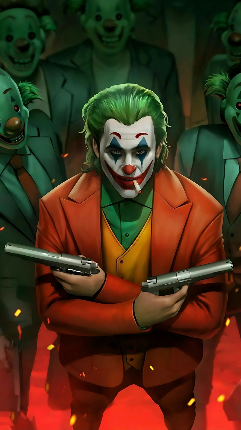 Joker nguy hiểm background smartphone
