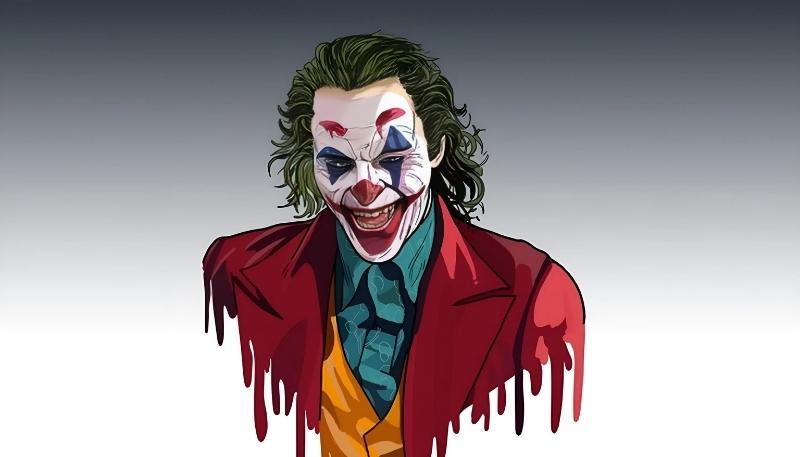 Wallpaper Joker cười đáng sợ laptop