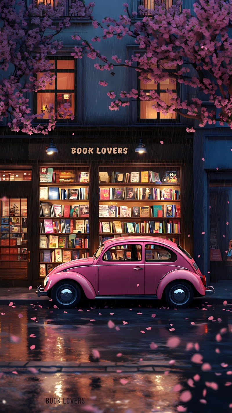 ảnh nền kệ sách 3D nổi cao