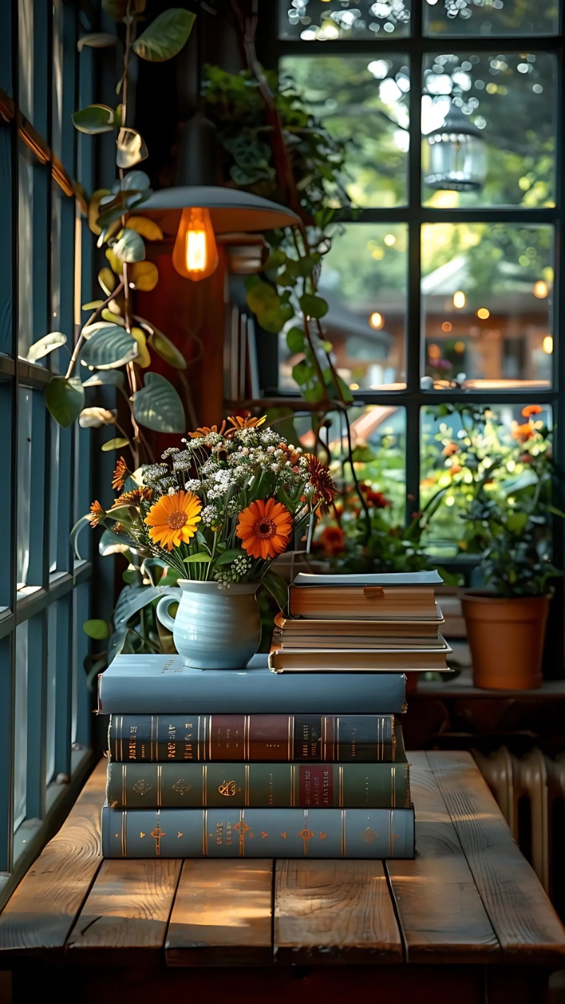 ảnh nền kệ sách 3D thư viện