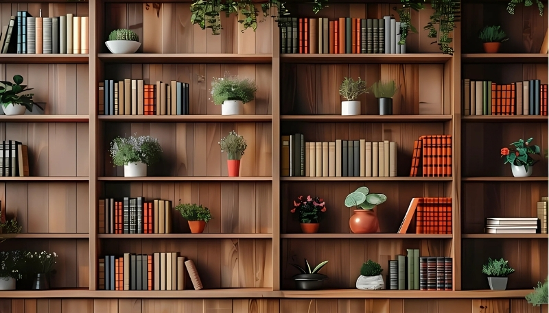 ảnh nền kệ sách 4k gợi cảm