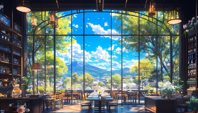 ảnh nền kệ sách 4k làm mát