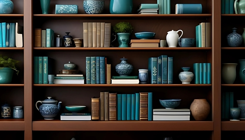 ảnh nền kệ sách 4k thướt tha