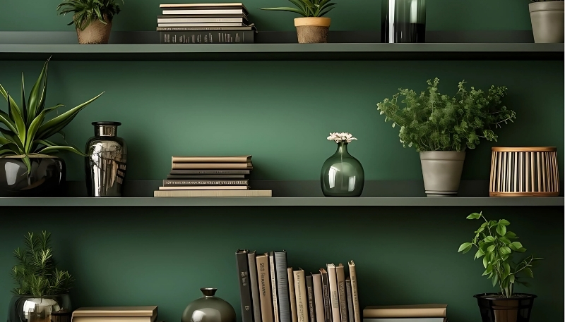 ảnh nền kệ sách 4k tuyệt đẹp