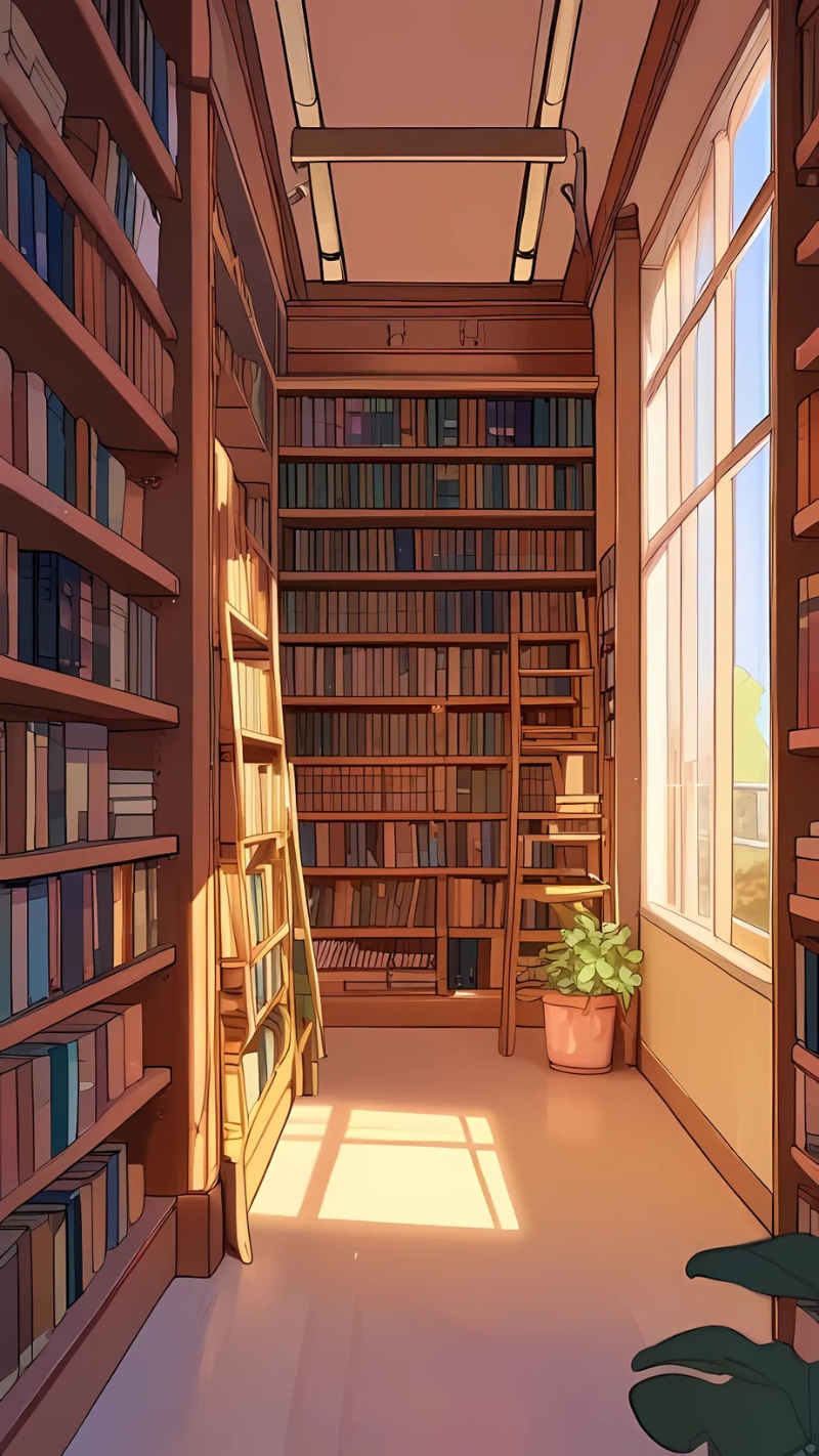 ảnh nền kệ sách chất lượng cao hiện đại