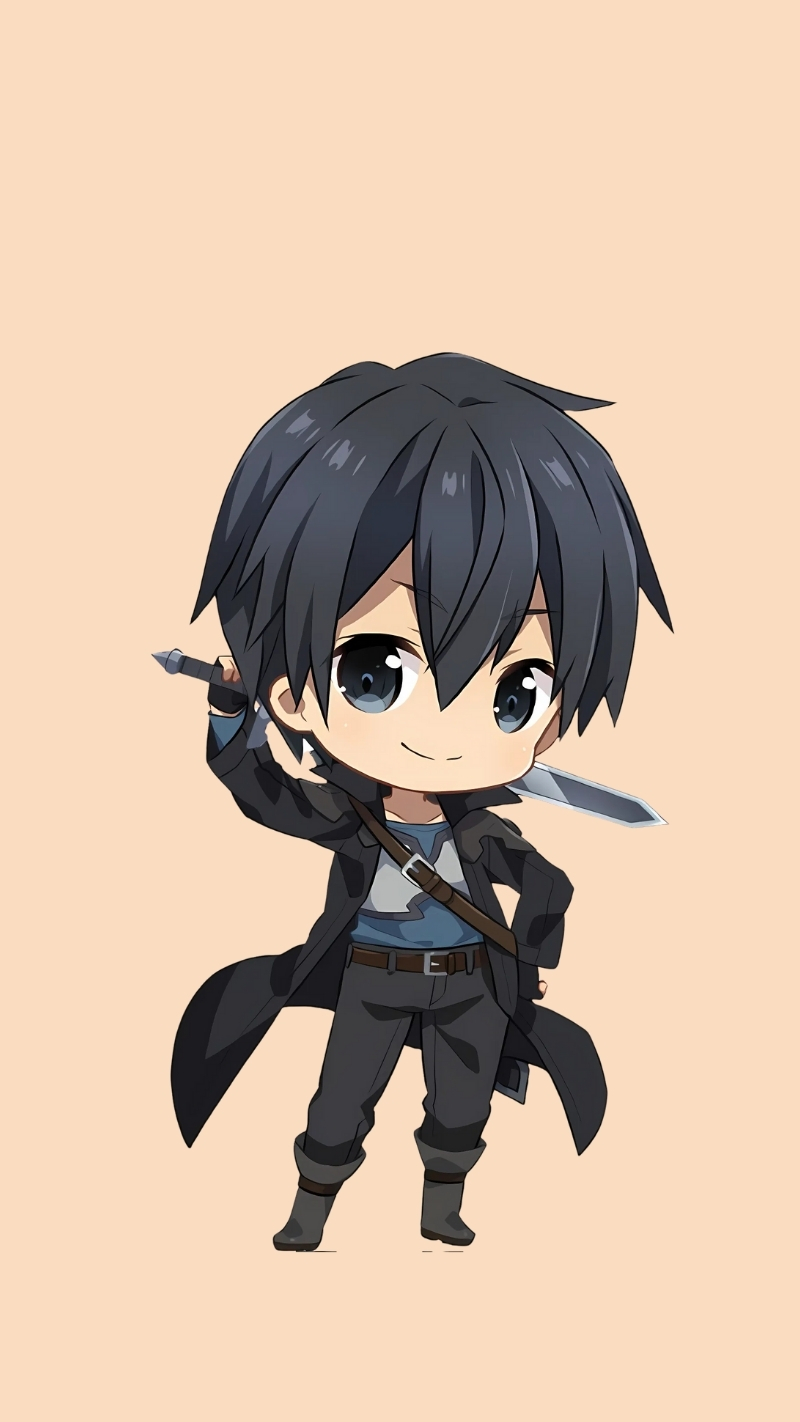 Ảnh nền Kirito ngầu đậm chất