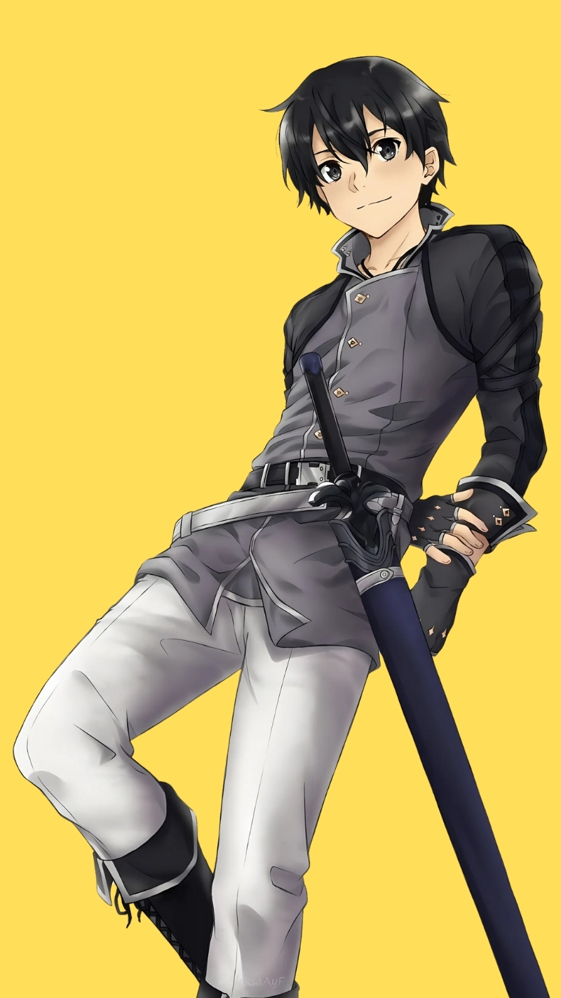 Ảnh nền Kirito ngầu mạnh mẽ