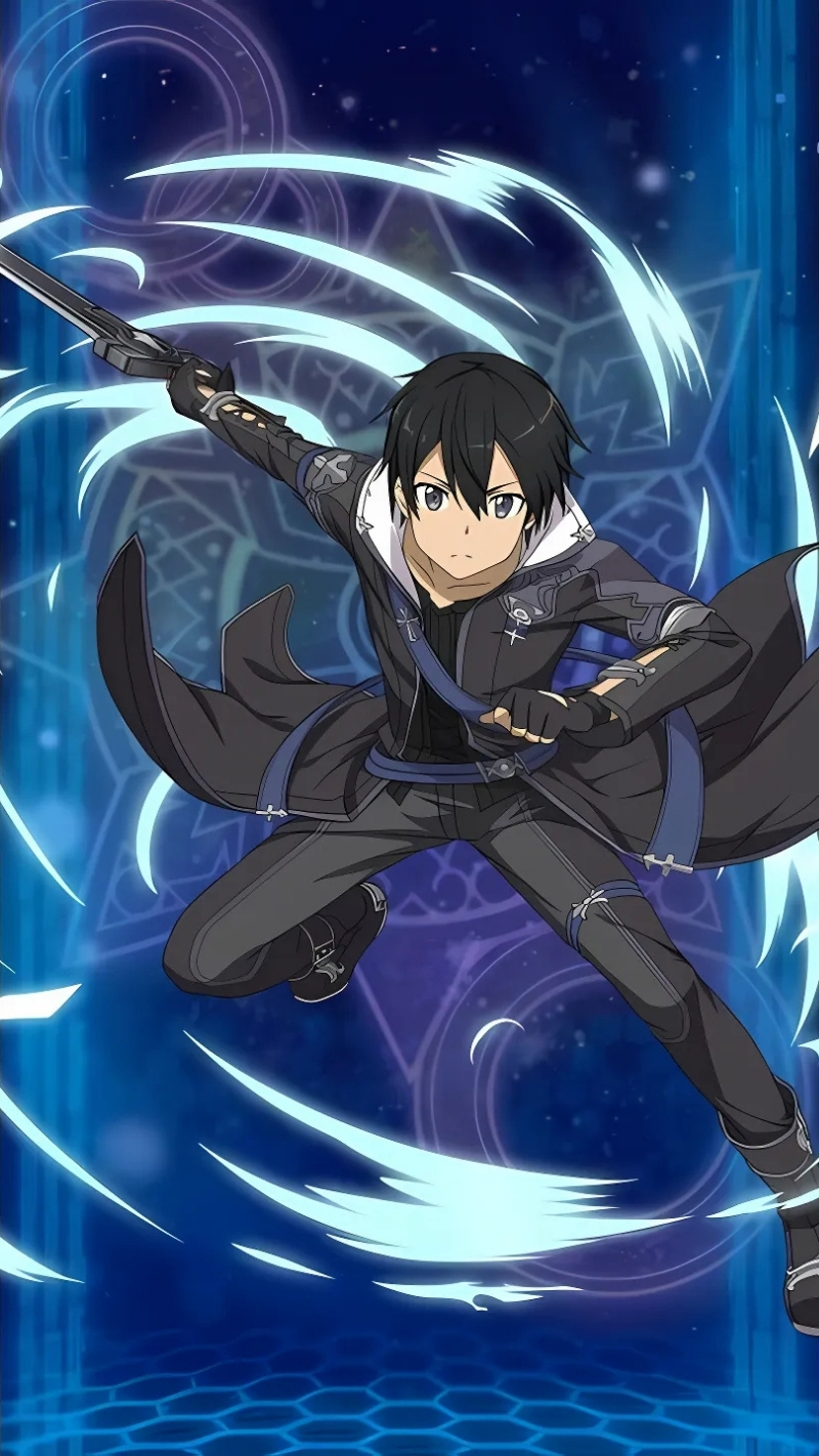 Ảnh nền Kirito ngầu màu sắc