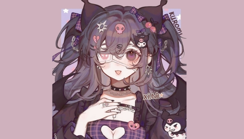 Ảnh kuromi anime cực cute