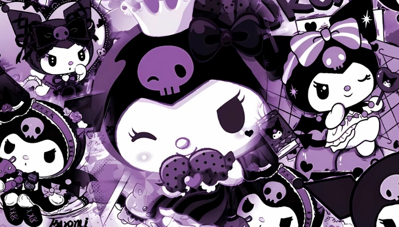 Ảnh nền kuromi cá tính mạnh mẽ