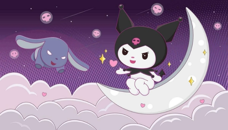 Ảnh nền kuromi dạo chơi