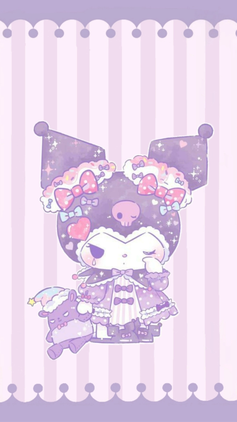 Ảnh nền kuromi điện thoại công chúa