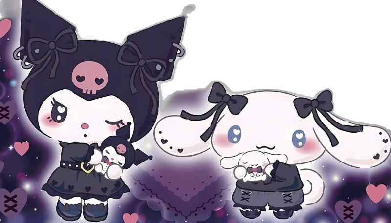 Bộ sưu tập ảnh kuromi và cinnamoroll siêu đáng yêu