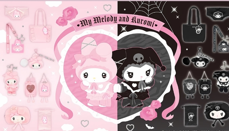 Bộ sưu tập ảnh nền kuromi và melody dễ thương