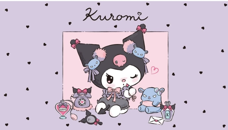 Bộ sưu tập hình kuromi màu tím đáng yêu nhất