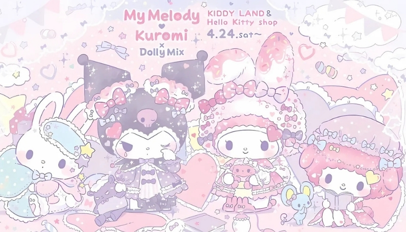 Hình nền melody và kuromi