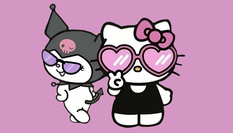 Tải ngay ảnh kuromi và hello kitty cute