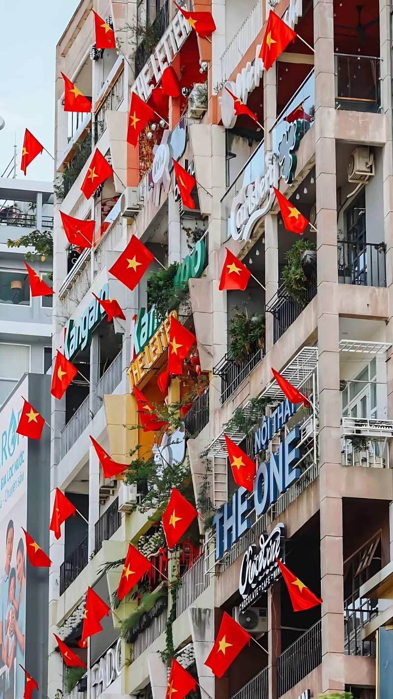 ảnh nền lá cờ việt nam trong cuộc sống ấn tượng
