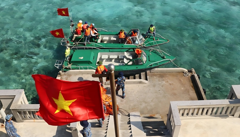 ảnh nền lá cờ việt nam trường sa ấn tượng