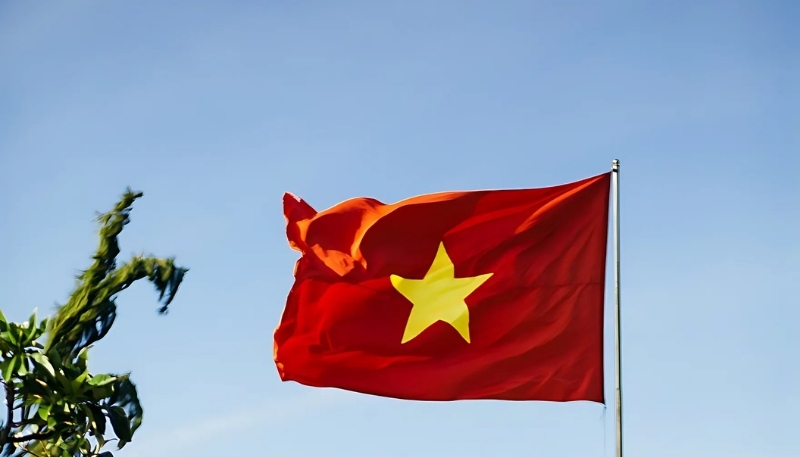 ảnh nền lá cờ việt nam tung bay đẹp nhất