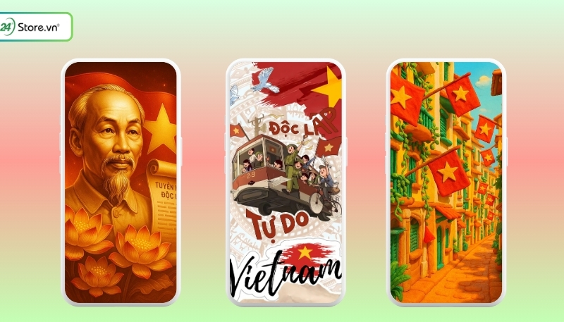 hình nền lá cờ việt nam cho điện thoại
