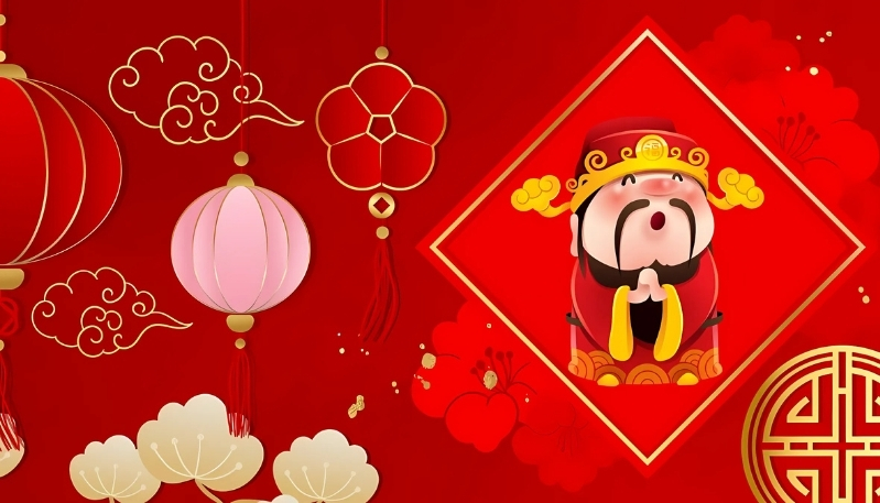 hình nền macbook thần tài may mắn