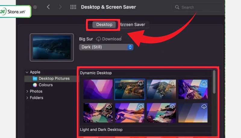 Hình nền macOS cho MacBook