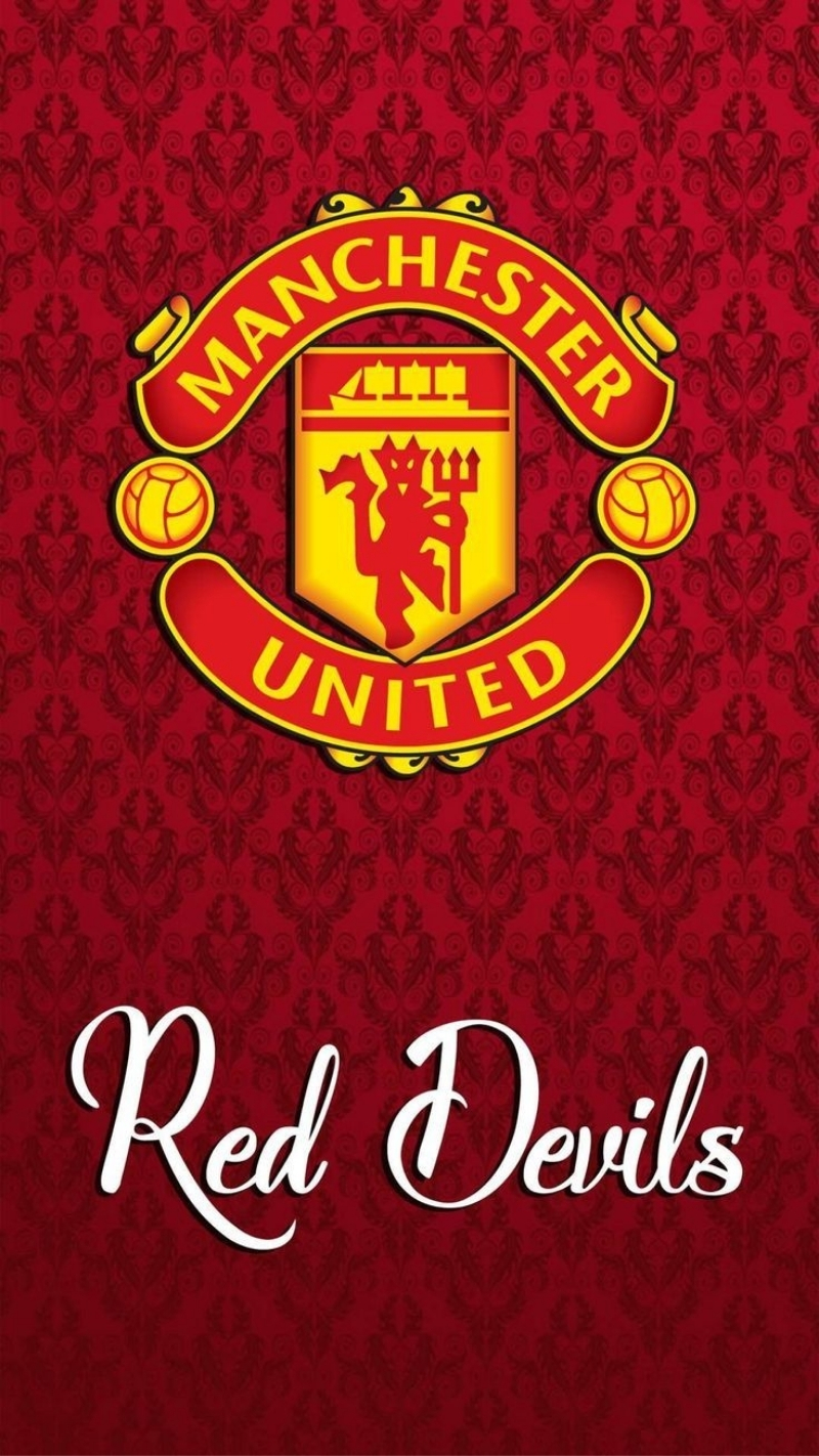 Hình nền logo Manchester United ấn tượng