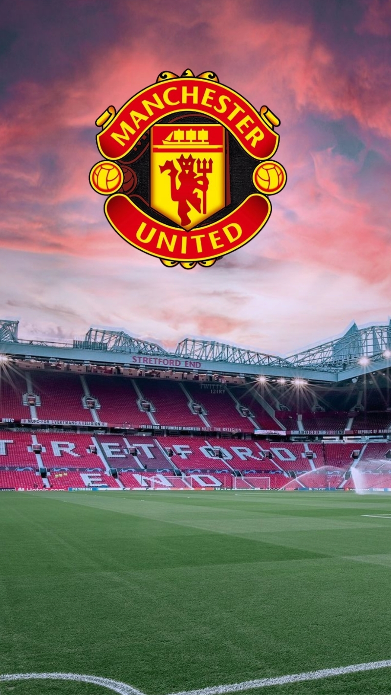 Hình nền logo Manchester United tinh tế
