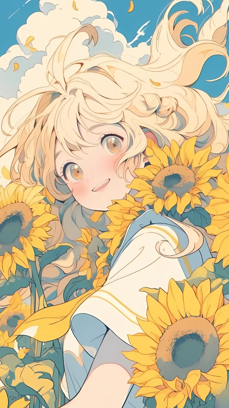 hình nền màu vàng anime