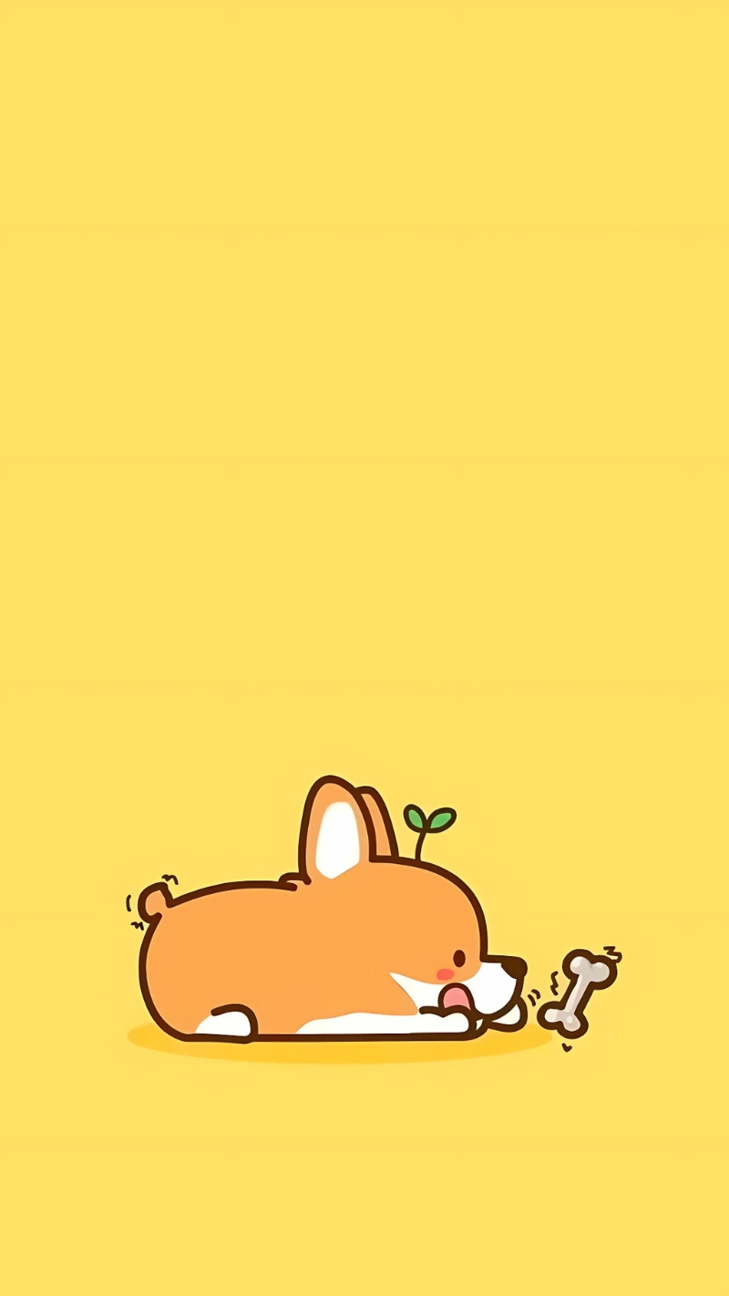 hình nền vàng dễ thương