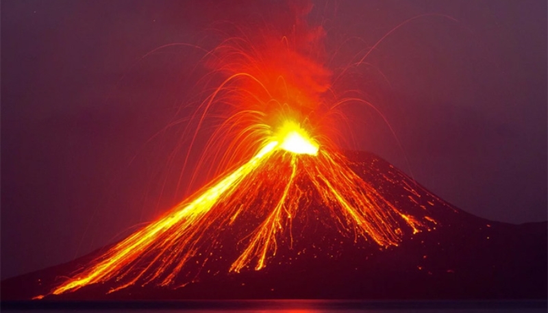 hình nền núi lửa