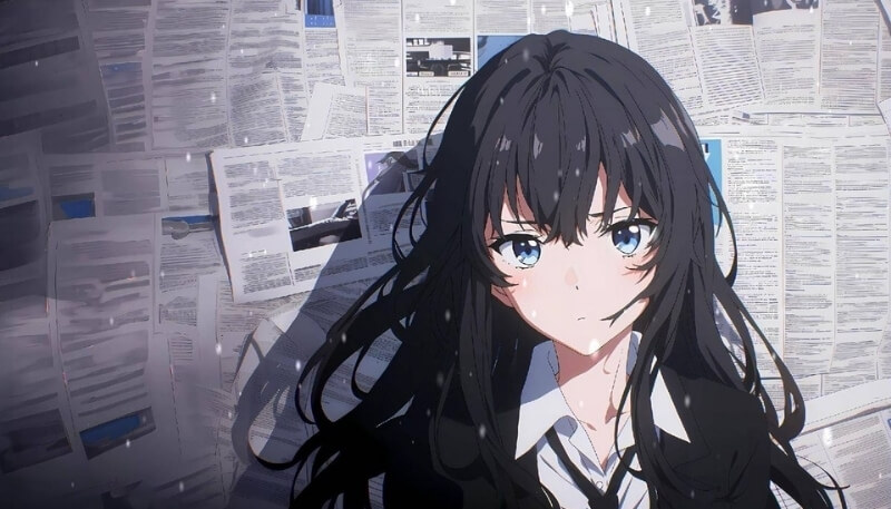 hình máy tính bảng nữ sinh anime cute