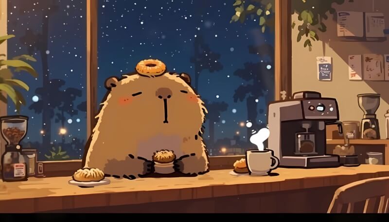 bộ sưu tập ảnh nền máy tính bảng capybara cute