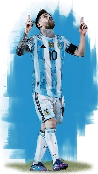 wallpaper messi 4k