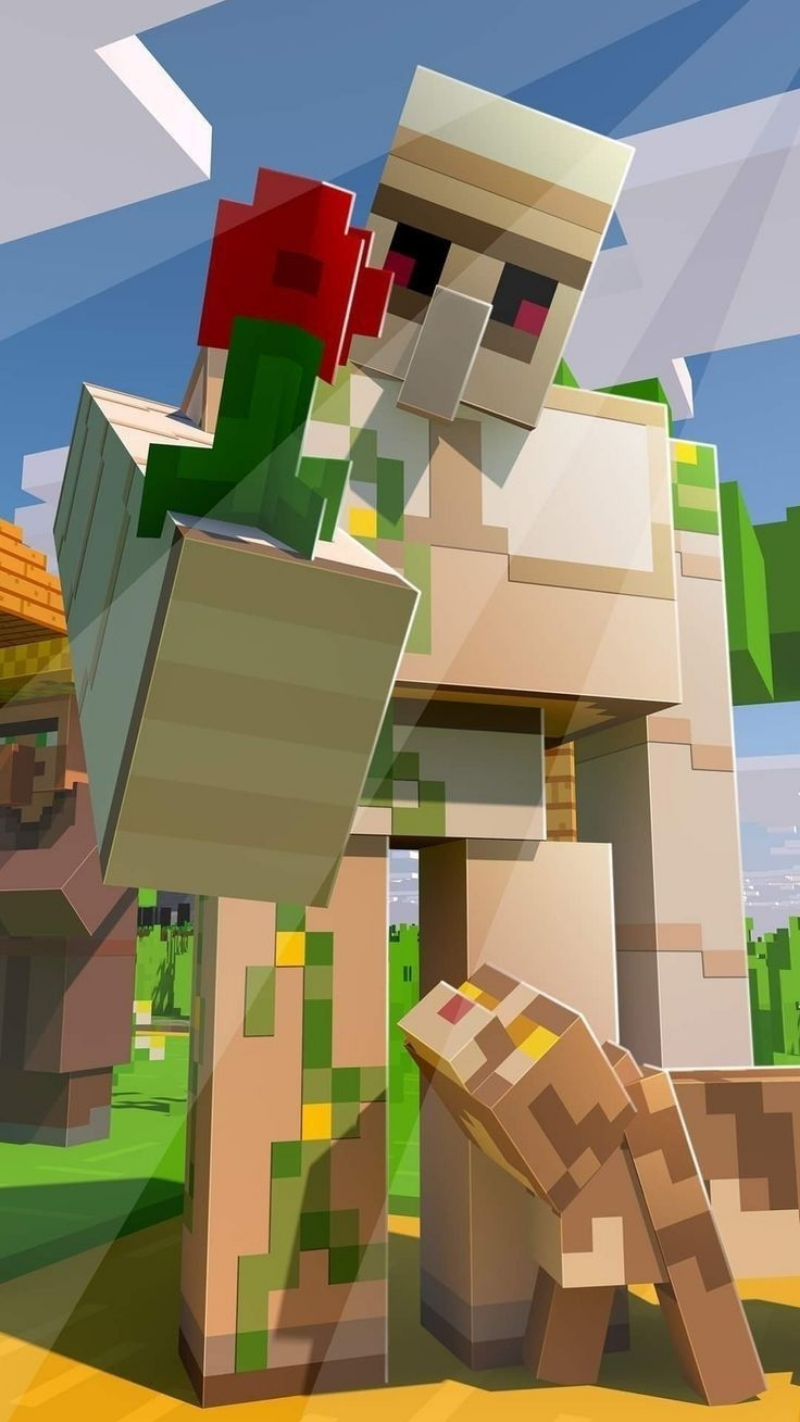ảnh nền người sắt minecraft cực đẹp