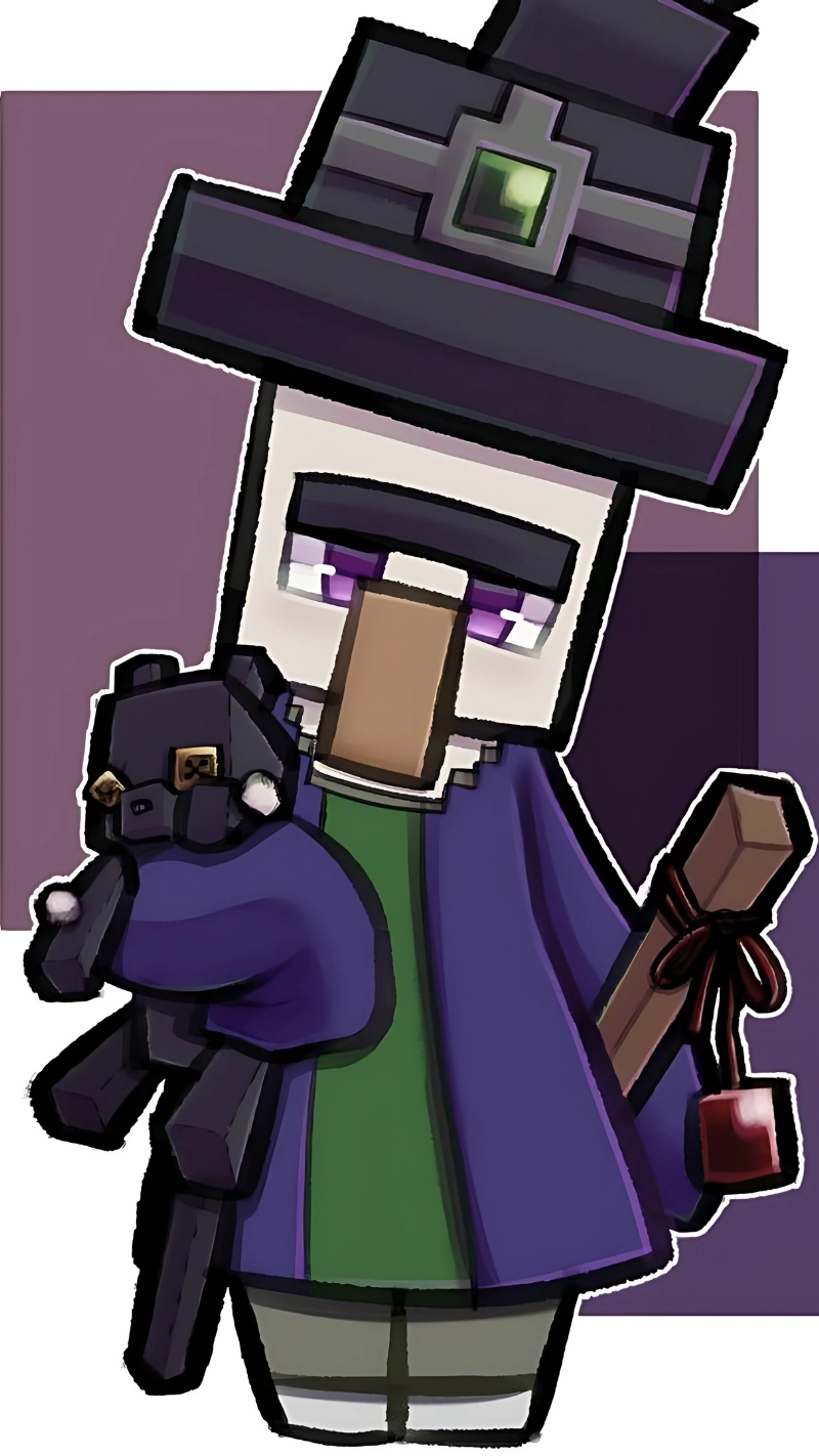 bộ sưu tập hình fanart phù thủy minecraft
