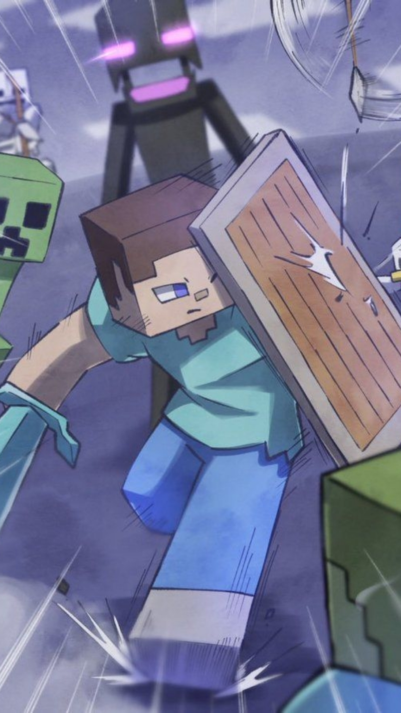 hình nền minecraft ngầu