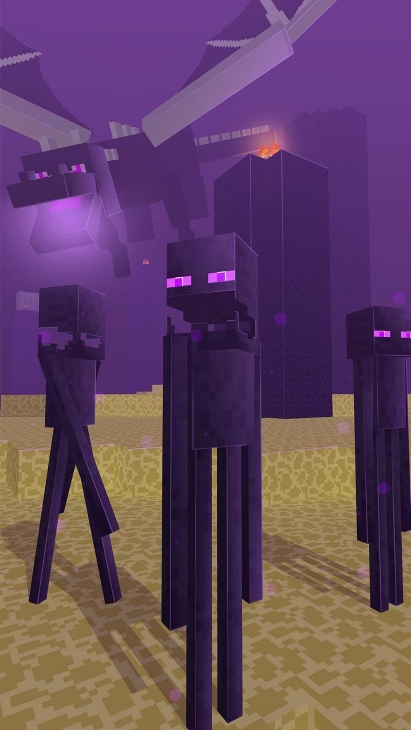 hình nền slenderman minecraft