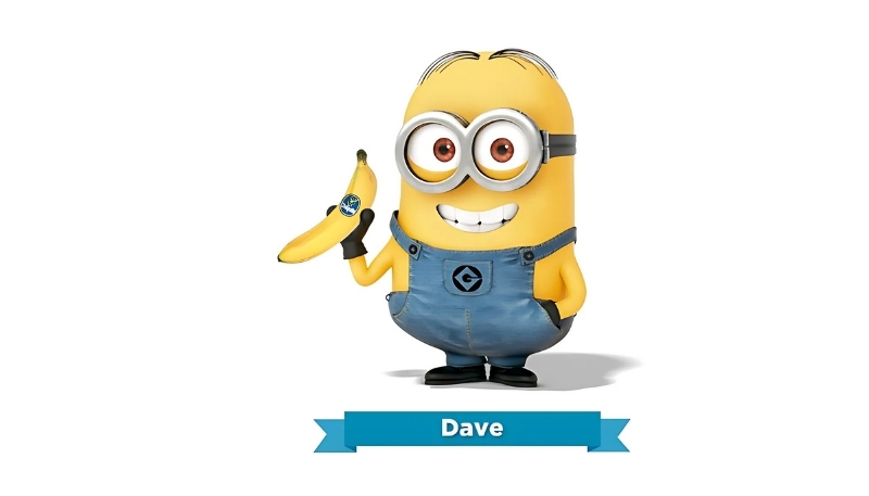 Hình Minions Dave dễ thương cho máy tính