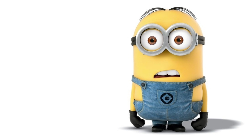 Hình Minions Dave hài hước cho máy tính
