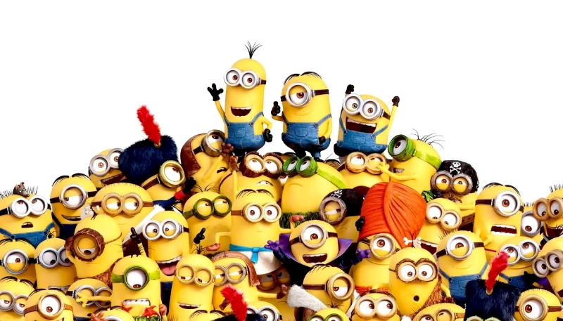Hình Minions dễ thương, tươi cười cho máy tính