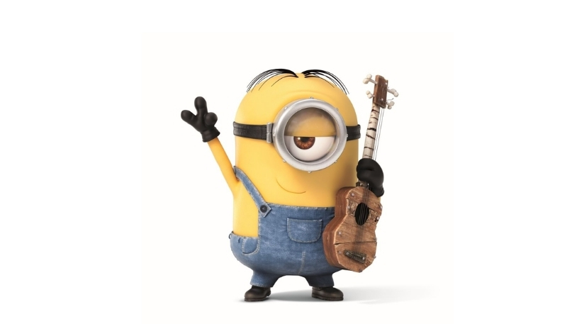 Hình Minions Stuart hài hước cho máy tính