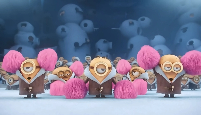 Nền Minions dễ thương, tươi cười năm 2015
