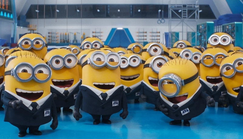 Nền Minions tươi cười, đáng yêu cho máy tính