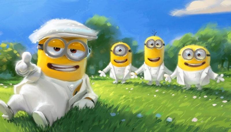 Nền Minions vui nhộn, ngây ngô năm 2013